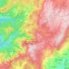Parque Natural do Alvão topographic map, elevation, terrain