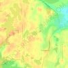 Key Lake topographic map, elevation, terrain