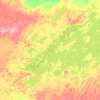 Cree Lake topographic map, elevation, terrain