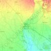 Goito topographic map, elevation, terrain