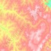 Alvação topographic map, elevation, terrain