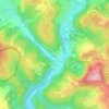 Gemünden topographic map, elevation, terrain
