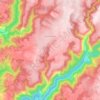 Lacroix-Barrez topographic map, elevation, terrain