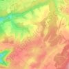 Guyans-Durnes topographic map, elevation, terrain