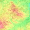Voivodato de Santa Cruz topographic map, elevation, terrain
