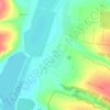 Terny topographic map, elevation, terrain