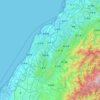 Miaoli County topographic map, elevation, terrain