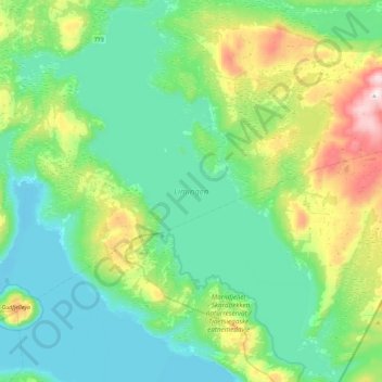 Limingen topographic map, elevation, terrain