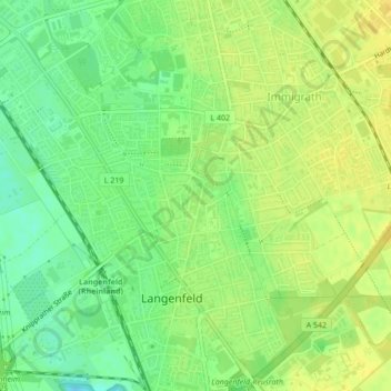 40764 topographic map, elevation, terrain