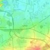 Somain topographic map, elevation, terrain