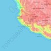 Manzanillo topographic map, elevation, terrain