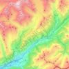 Rarogne oriental topographic map, elevation, terrain
