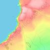 Lislorkan North topographic map, elevation, terrain