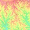 São Lourenço do Oeste topographic map, elevation, terrain