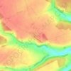 Cantigny topographic map, elevation, terrain