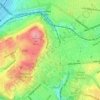 North Oakland topographic map, elevation, terrain