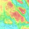 Vernon Township topographic map, elevation, terrain