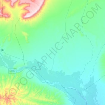 Bni Zoli topographic map, elevation, terrain