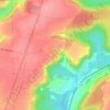 Clamecy topographic map, elevation, terrain