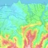Distrito Rural topographic map, elevation, terrain