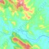 Mount George topographic map, elevation, terrain