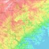 Comté de Baltimore topographic map, elevation, terrain