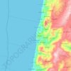 Malabuyoc topographic map, elevation, terrain
