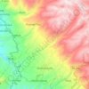Huamanguilla topographic map, elevation, terrain