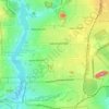 Kalininskyi Raion topographic map, elevation, terrain