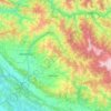 Udhampur topographic map, elevation, terrain