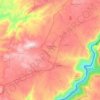 Lagoaça topographic map, elevation, terrain