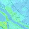 Maassluis topographic map, elevation, terrain