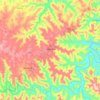 Centenário topographic map, elevation, terrain