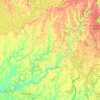 Río Congo topographic map, elevation, terrain