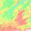 Assaré topographic map, elevation, terrain