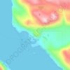 Pelican topographic map, elevation, terrain
