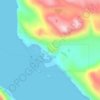 Pelican topographic map, elevation, terrain