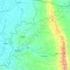 West Tripura topographic map, elevation, terrain