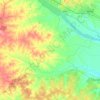 Barjora topographic map, elevation, terrain