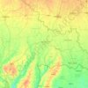 Dakshin Dinajpur topographic map, elevation, terrain
