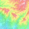 Arenas topographic map, elevation, terrain