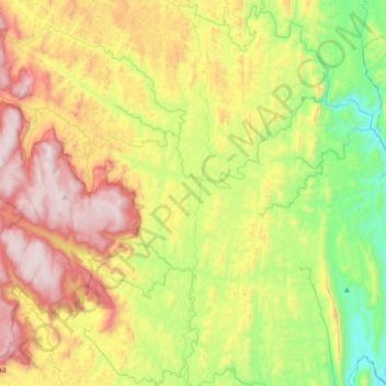 Tsaratanana topographic map, elevation, terrain
