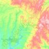 Candiota topographic map, elevation, terrain