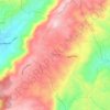 Terong topographic map, elevation, terrain