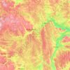 Vladimir Oblast topographic map, elevation, terrain