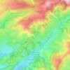 Saint-Cirgues-de-Jordanne topographic map, elevation, terrain