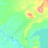 King Salmon topographic map, elevation, terrain