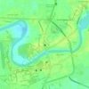 Longos topographic map, elevation, terrain
