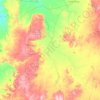 Einasleigh topographic map, elevation, terrain