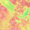 Yaroslavl Oblast topographic map, elevation, terrain